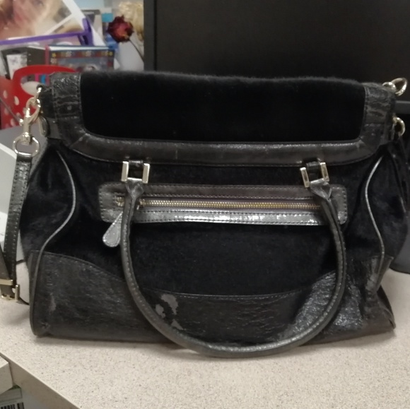 Guess Madelena Black Multi Flap Satchel - Picture 3 of 8